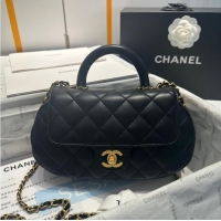 Super Quality Chanel flap bag with top handle AS4569 Black