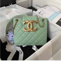 Famous Brand Chanel SMALL MESSENGER BAG AS4596 GREEN