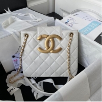 Super Quality Chanel SMALL MESSENGER BAG AS4596 WHITE