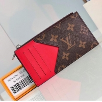 Super Quality Louis Vuitton Coin Card Holder M82908 Red