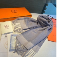 Buy Cheap Hermes Cashmere Long Scarf 30x185cm H11707 Grey 2023