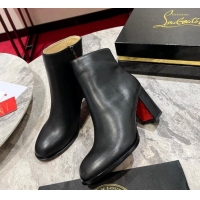 Affordable Price Christian Louboutin Adoxa Ankle Boots 7cm in Black Calf Leather 103078