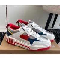 Buy Luxury Christian Louboutin Astroloubi Man Sneakers in Calf Leather Silver 103082