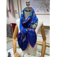 Trendy Design Hermes Cashmere & Silk Sqaure Shawl Scarf 140cm H112131 Blue 2023 Top 