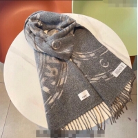 Cheapest Burberry Reversible Montage Check Scarf 30x168cm BU3001 Grey 2023