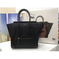 Promotional Celine Luggage Micro Tote Bag Original Leather CLY33081M Black