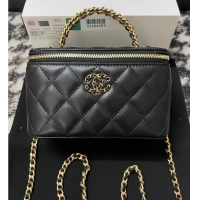 New Design CHANEL CLUTCH WITH CHAIN AP3747 black