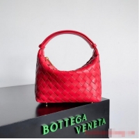 Pretty Style Bottega Veneta Mini Wallace 754443 Red