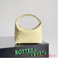 Low Cost Bottega Veneta Mini Wallace 754443 Camomile