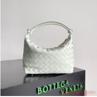 Inexpensive Bottega Veneta Mini Wallace 754443 sky blue