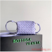 Luxurious Bottega Veneta Mini Loop Camera Bag 723547 Oyster