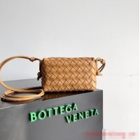 Classic Grade Bottega Veneta Mini Loop Camera Bag 723547 Brown