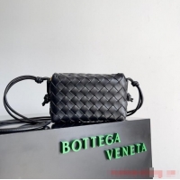 Good Looking Bottega Veneta Mini Loop Camera Bag 723547 Black