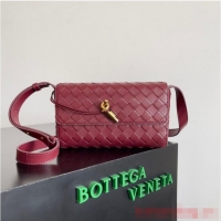 Most Popular Bottega Veneta Mini Andiamo Cross-Body Bag 755545 Barolo