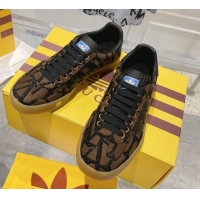 Good Quality adidas x Gucci Gazelle GG Canvas Low-top Sneakers in Monogram Canvas Brown/Black 106122