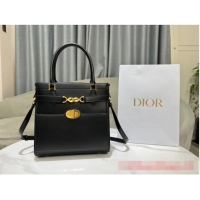 Big Discount Dior MEDIUM BOSTON BAG Calfskin 8801 Black