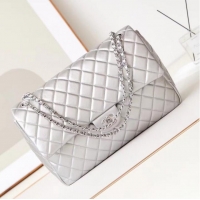 Reasonable Price Chanel LARGE 2.55 HANDBAG AS4661 Silver