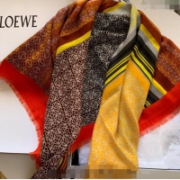 Grade Design Loewe Square Cashmere Scarf 140cm L1123 Yellow 2023