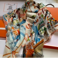 Buy Cheap Hermes Cashmere & Silk Sqaure Shawl Scarf 140cm CLUB H112140 Orange 2023 TOP