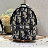 Popular Style DIOR RIDER BACKPACK Beige and Black Maxi Dior Oblique Jacquard 1ESBA087