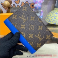 Super Quality Louis Vuitton Passport Cover M82862 blue