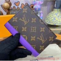 Inexpensive Louis Vuitton Passport Cover M82862 Purple