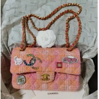 Buy Cheap Chanel CLASSIC HANDBAG A01113 Coral Pink