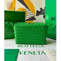 Low Cost Bottega Veneta Small Loop Camera Bag in Intrecciato Leather 736130 Parakeet Green 2023