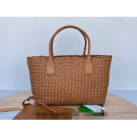 Reasonable Price Bottega Veneta Medium Cabat Tote Bag in Intrecciato Leather 608810 Wood Brown 2023