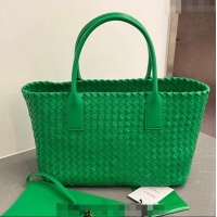 Affordable Price Bottega Veneta Medium Cabat Tote Bag in Intrecciato Leather 608810 Parakeet Green 2023