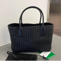 Best Quality Bottega Veneta Medium Cabat Tote Bag in Intrecciato Leather 608810 Black 2023