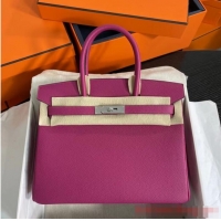 Big Discount Hermes Original Togo Leather HB30O Fuchsia