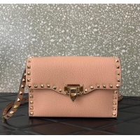 Unique Grade VALENTINO GARAVANI Loco Calf leather bag 0322 pink