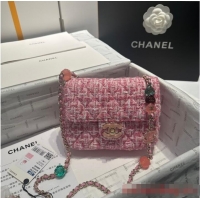 Top Quality Chanel CLUTCH WITH CHAIN A23P PINK