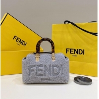 Good Product Fendi By The Way Mini Small Boston bag 8BS067 Gray