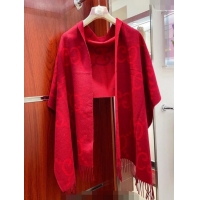 Popular Style Gucci Wool Long Scarf 45x200cm GG122103 Red 2023