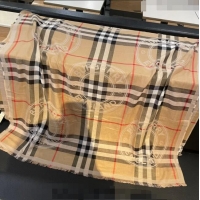 New Design Burberry Check Cricle Scarf 100x200cm 1221 Beige 2023