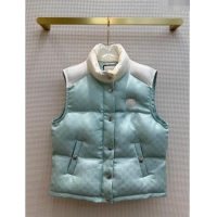 Buy Inexpensive Gucci Down Vest G110902 Light Green 2023