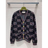 Good Quality Gucci Wool Cardigan G112455 Black 2023