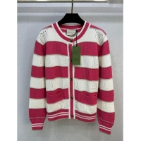 Fashion Discount Gucci Wool Cardigan G113035 Pink 2023