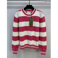 ​Best Price Gucci Wool Sweater G113036 Pink 2023