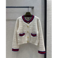 ​Traditional Specials Gucci Wool Cardigan G122209 White 2023