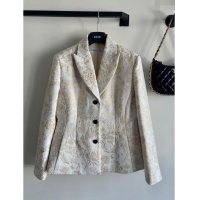 Top Grade Dior Butterfly Jacket D112402 White 2023