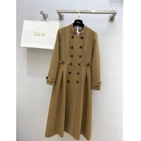 Well Crafted Dior Dress with Buttons D120611 Brown 2023