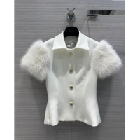 Reasonable Price Dior Top D122536 White 2023