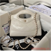 Luxurious Discount Chanel mini 31 bag AP3656 White