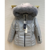 ​Top Quality Fendi Reversible FF Down Jacket F110952 Grey 2023