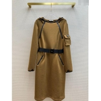 Top Quality Prada Dress P112427 Brown 2023