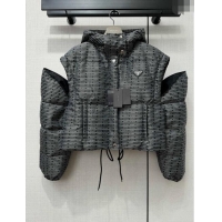 ​Top Grade Prada Down Jacket P112514 Black 2023