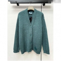 Big Discount Prada Wool Cardigan P112727 Green 2023